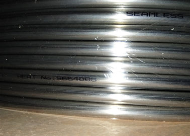 Parlak ASTM 316 316L Paslanmaz Çelik Boru Rulo, Kimya Endüstrisi için Dikişsiz Kaynaklı