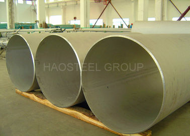 Endüstriyel Akışkan Taşıma için ASTM JIS Paslanmaz Çelik Kaynaklı Boru Büyük Çapı