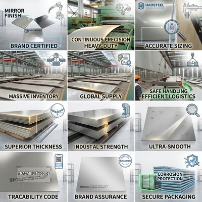 201 Paslanmaz Çelik Plakası No.4 Fırçalama 0.3mm-3.0mm İç Dekorasyon Projeleri için Bütçe Dostu