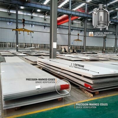 304L Paslanmaz Çelik Levha 2B Kaplama 1mm-20mm Basınçlı Kap İmalatı için MTC ile TISCO Baosteel Değirmen Kökeni