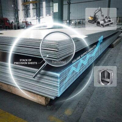 Sıcak olarak yuvarlanmış No.1 Donanım 304 paslanmaz çelik plaka 6mm-100mm Gemi inşaatı için ağır çaplı yapısal